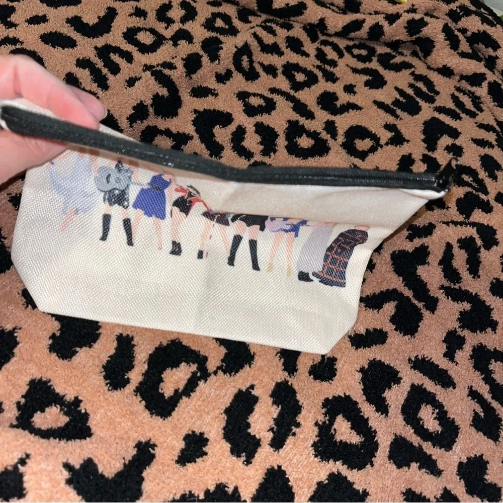 Taylor swift swifties unofficial cosmetic makeup bag pouch 9” x 8” new